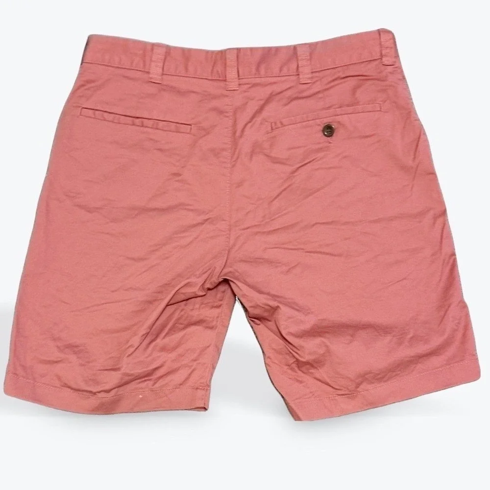 J.‎ Crew Stretch Chino Shorts Coral Pink Men's Size 31 Casual Summer